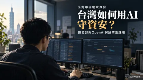 台灣如何用AI守資安?數發部訪美與OpenAI討論漏洞偵測與應變